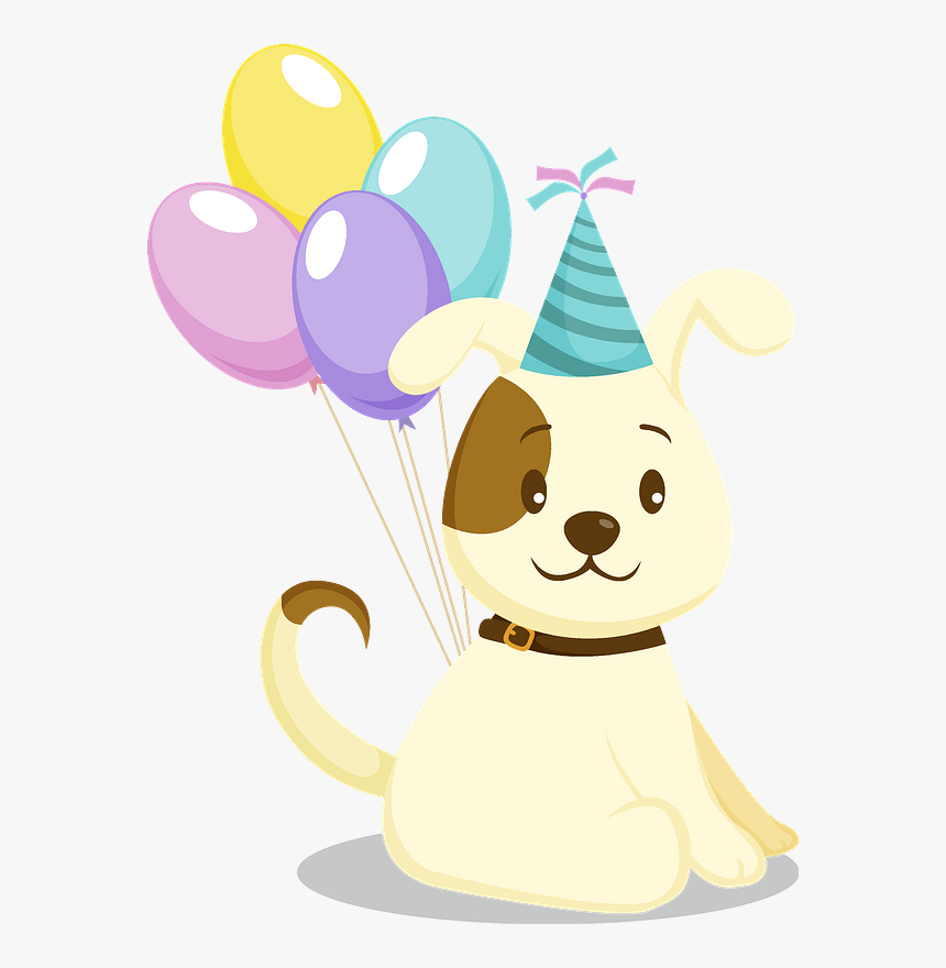 Dog Birthday Clipart - Cartoon, HD Png Download, Free Download