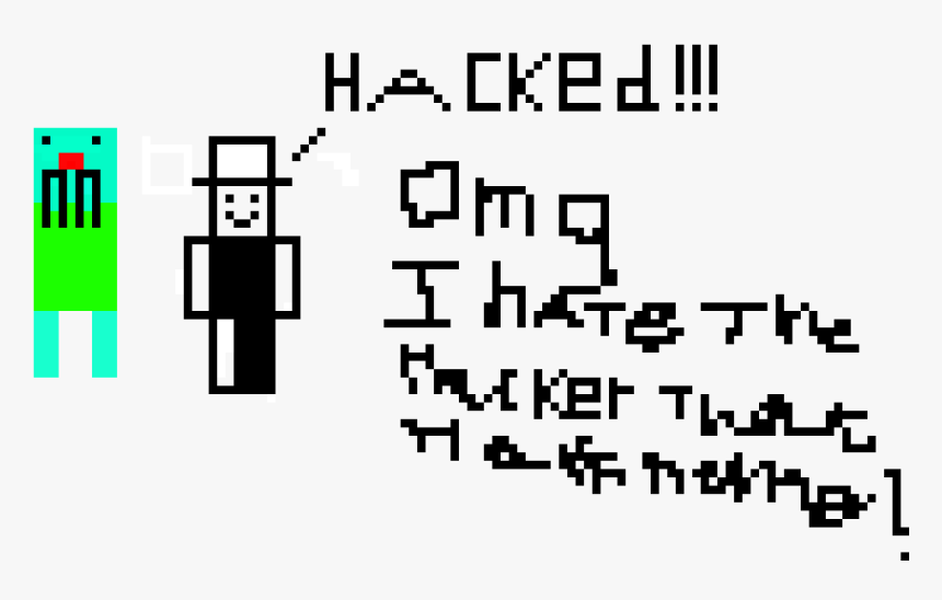 Nemoturtle8 Go Hacked - Black-and-white, HD Png Download, Free Download