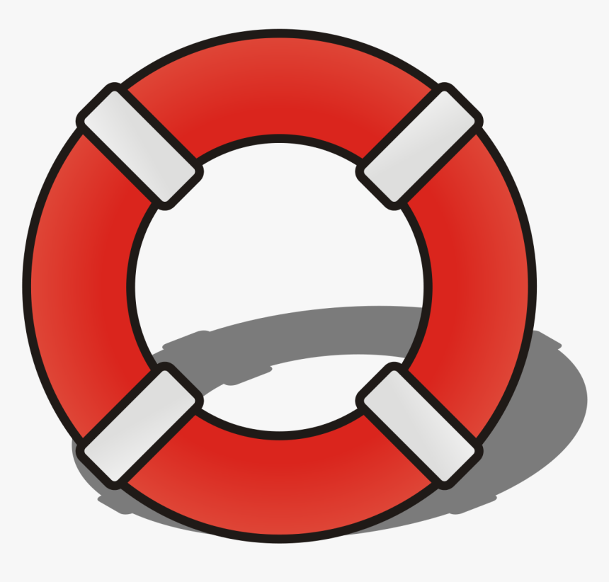 File - Life Preserver - Svg - Life Preserver Life Jacket Clipart, HD Png Download, Free Download