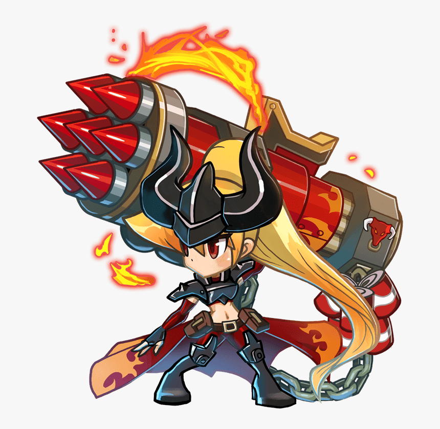 Transparent Rocket Fire Png - Brave Frontier Cayena, Png Download, Free Download