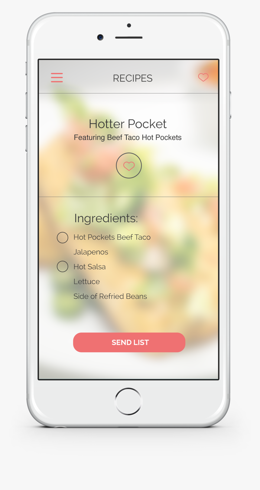 Simple Ingredient List - Smartphone, HD Png Download, Free Download