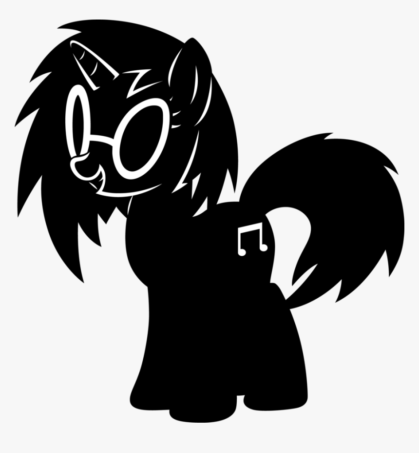 Disc Jockey Unicorn Drawing Clip Art - My Little Pony Dj3, HD Png Download, Free Download