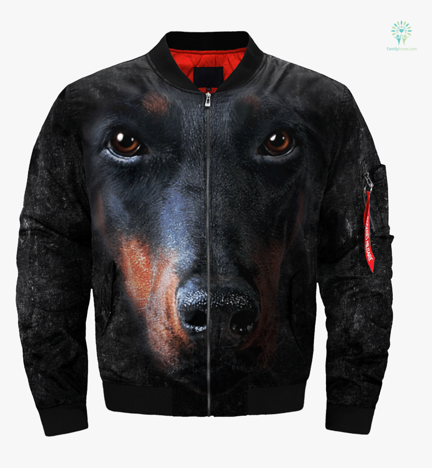 Doberman Pinscher Over Print Jacket Payment Shipping - Kansas City Chiefs Bomber Jacket, HD Png Download, Free Download