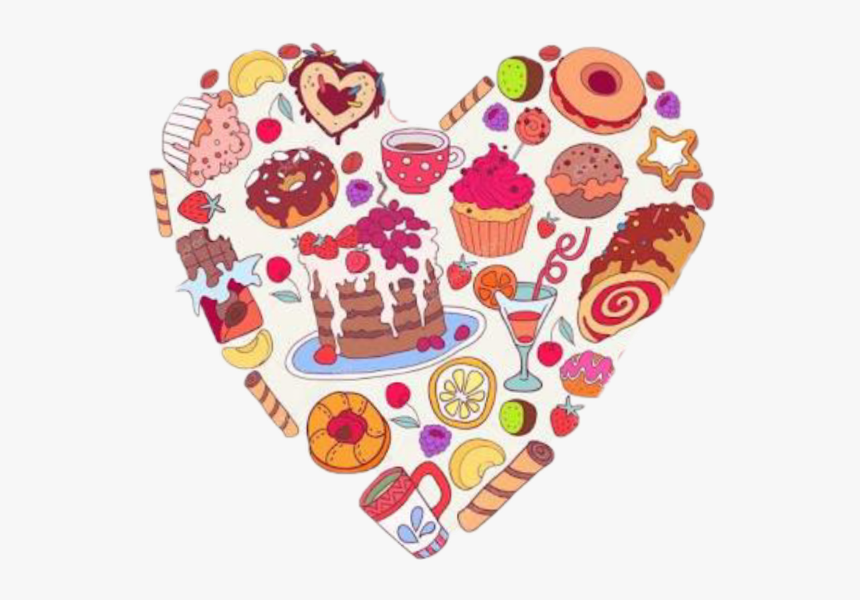 #candy #heart #sugar #scchocolate #love - Cake, HD Png Download, Free Download