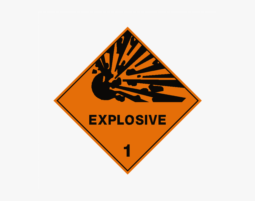 Explosive Sign Png Photo - Explosive Label, Transparent Png, Free Download