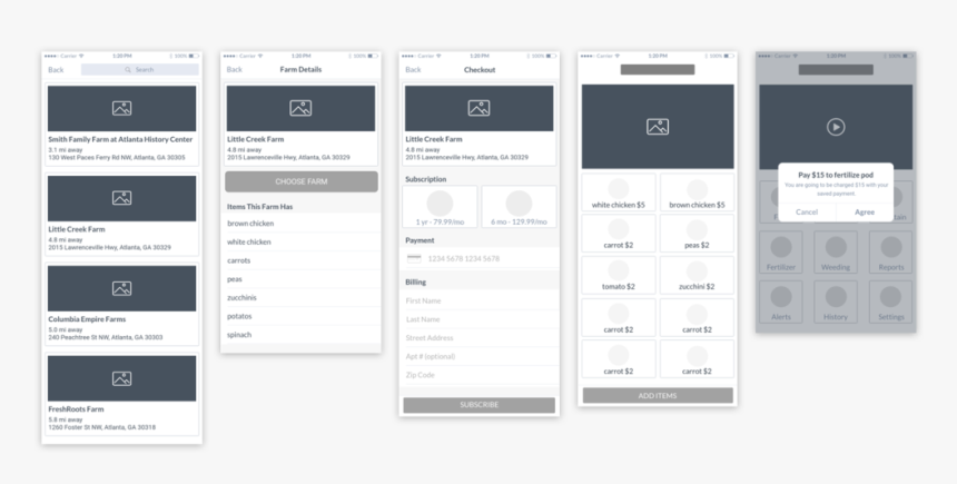 Chris Carter Farmr Wireframes - Wireframe Designs For Farmers, HD Png Download, Free Download