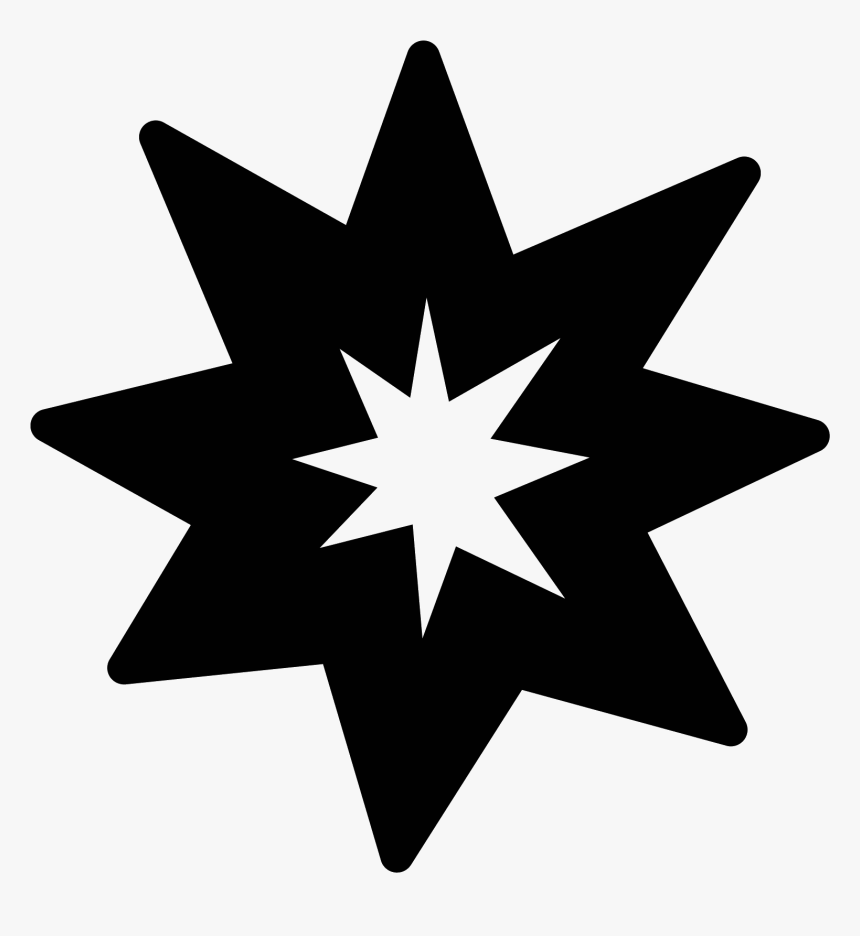 Line Symmetry White Star - Portable Network Graphics, HD Png Download, Free Download