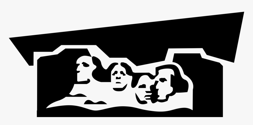 Vector Illustration Of Mount Rushmore National Memorial - Illustration, HD Png Download, Free Download