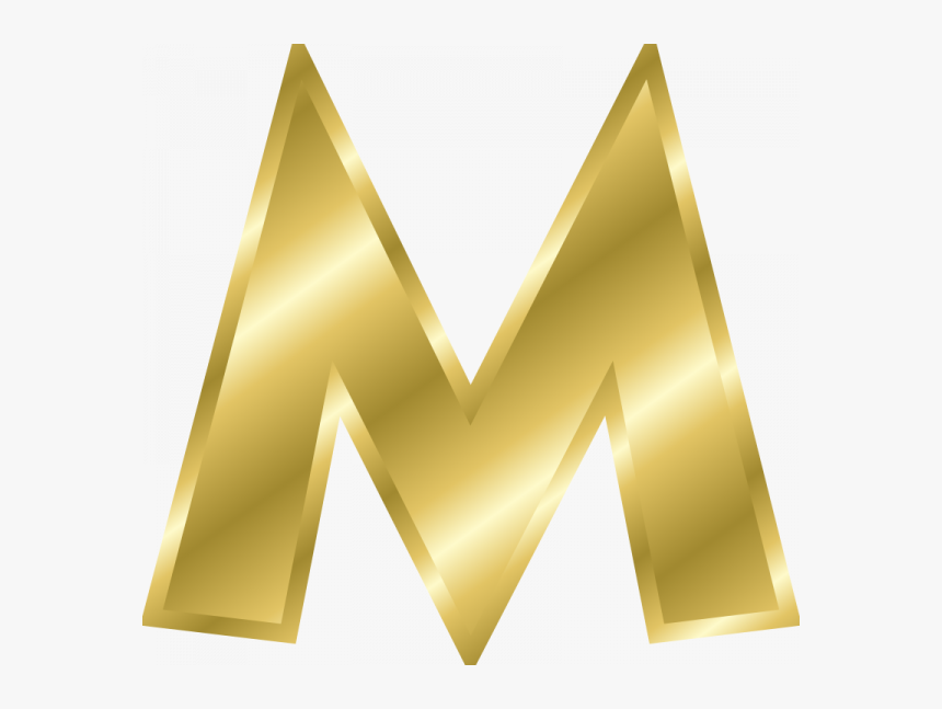 Gold Letter M Clipart, HD Png Download, Free Download