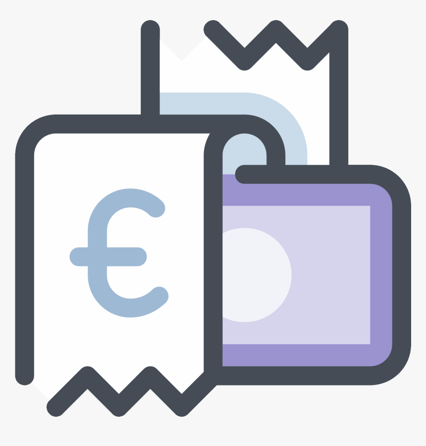 Buy For Euro Icon - Receipts Png, Transparent Png, Free Download