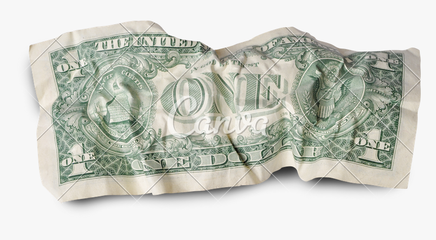 Dollar Transparent Crumpled - Insertions Into Ideological Circuits 2: Banknote Project, HD Png Download, Free Download