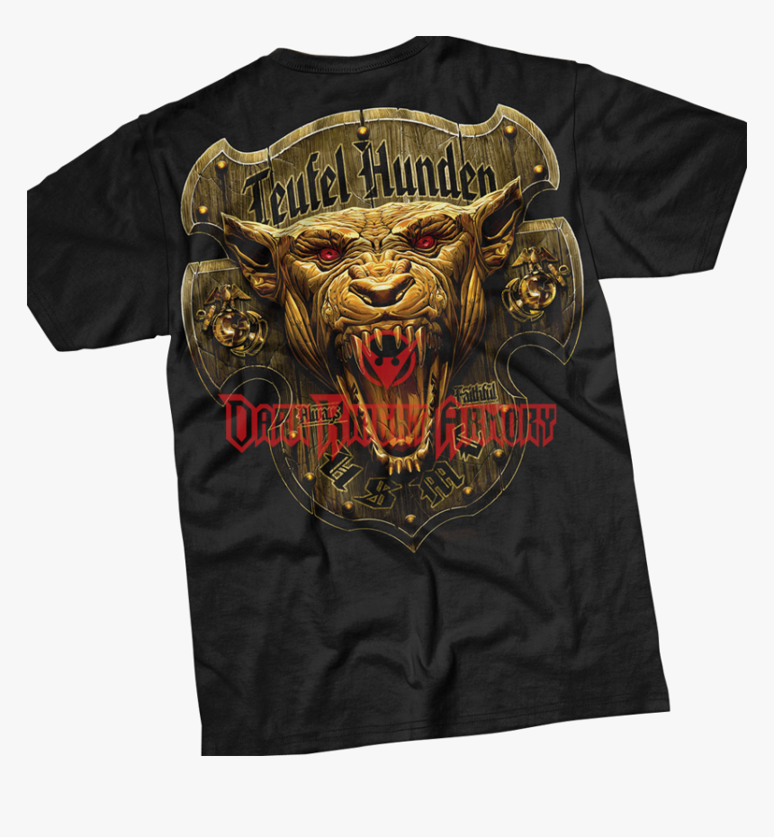 Devil Dog Usmc Shirt , Png Download - Teufel Hunden Shirt, Transparent Png, Free Download