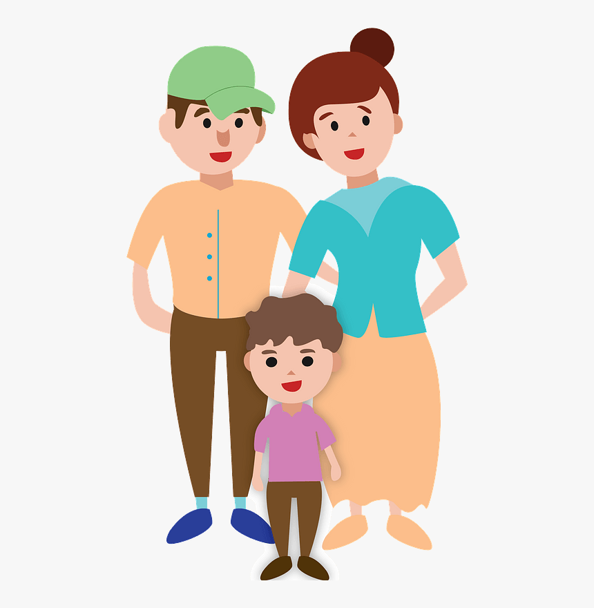 Family Clipart - Keluarga Kartun Png, Transparent Png, Free Download