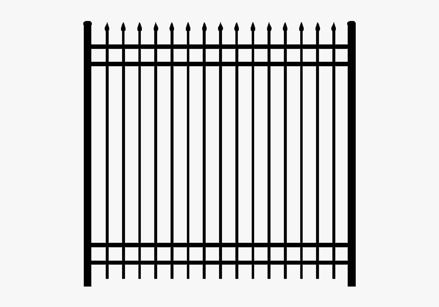 Metal Fence Png - Regis Aluminum Fence 3131, Transparent Png, Free Download