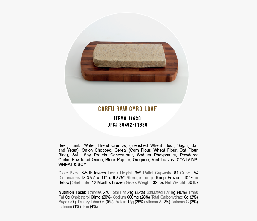 Corfu Gyro Loaves Raw - Furniture, HD Png Download, Free Download