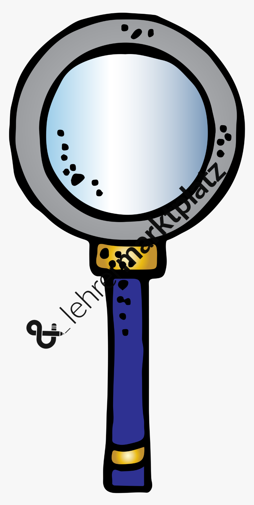 Transparent Magnifying Glass Clipart Png - Magnifying Glass Melonheadz Clipart, Png Download, Free Download