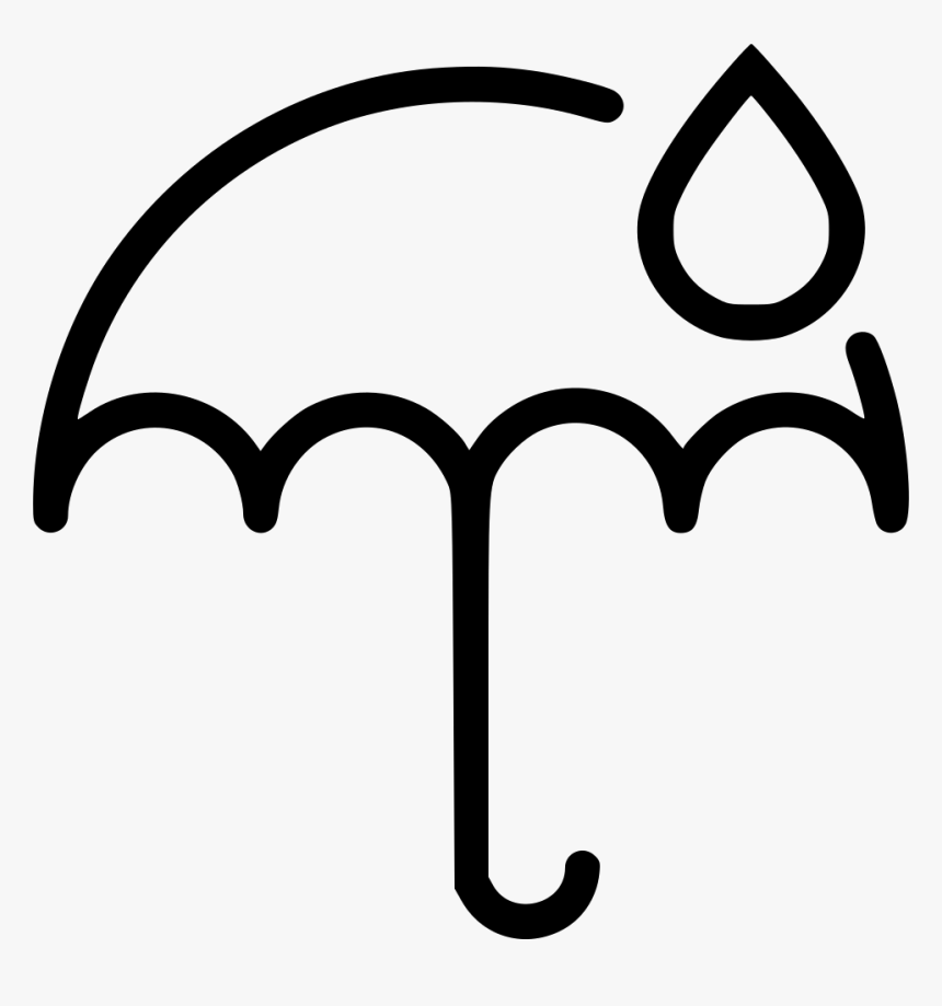 Umbrella Droplet - Icon, HD Png Download, Free Download