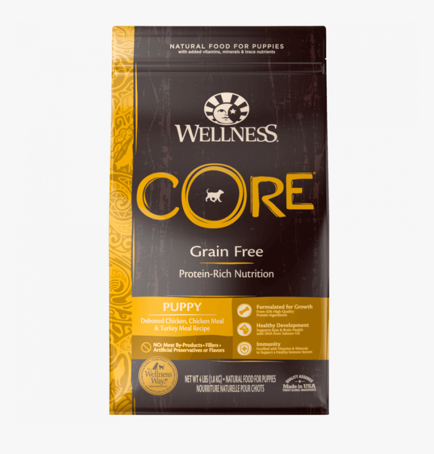 Wellness Core Grain Free Natural Puppy Health Chicken - Wellness Core Puppy, HD Png Download, Free Download