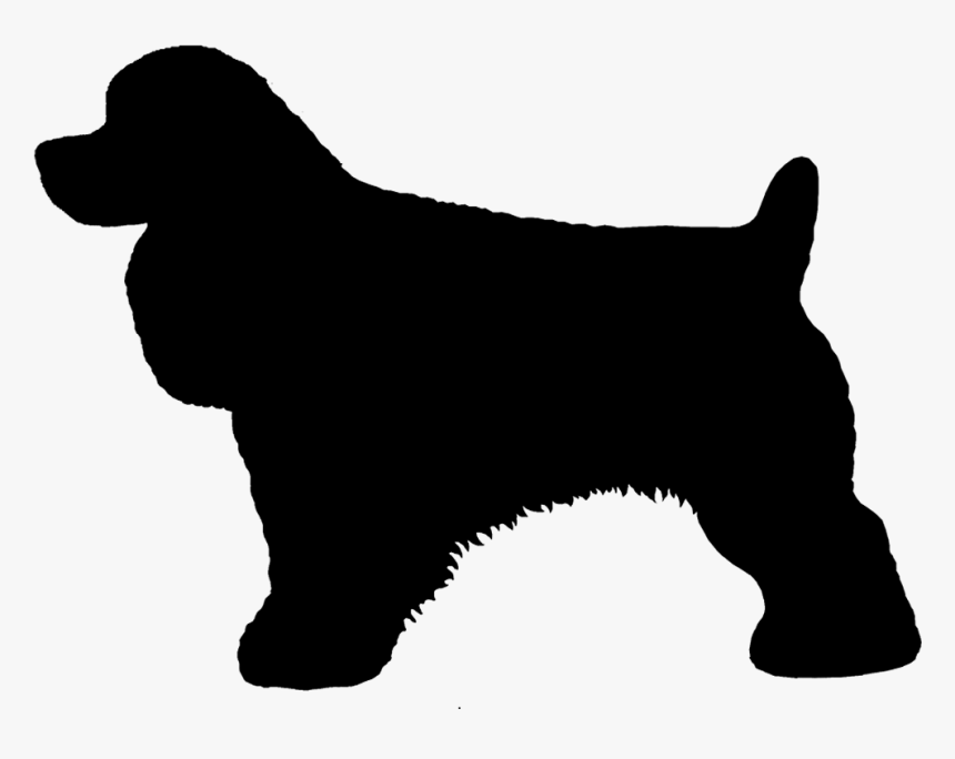 Cocker Spaniel Silhouette At Getdrawings - Cocker Spaniel Silhouette Transparent, HD Png Download, Free Download