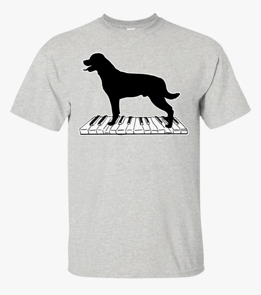 Rottweiler Playing Piano Music T Shirt V2 - Dog Insemination, HD Png Download, Free Download