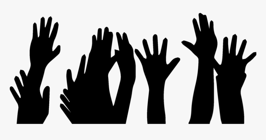 Hand Raises, HD Png Download - kindpng