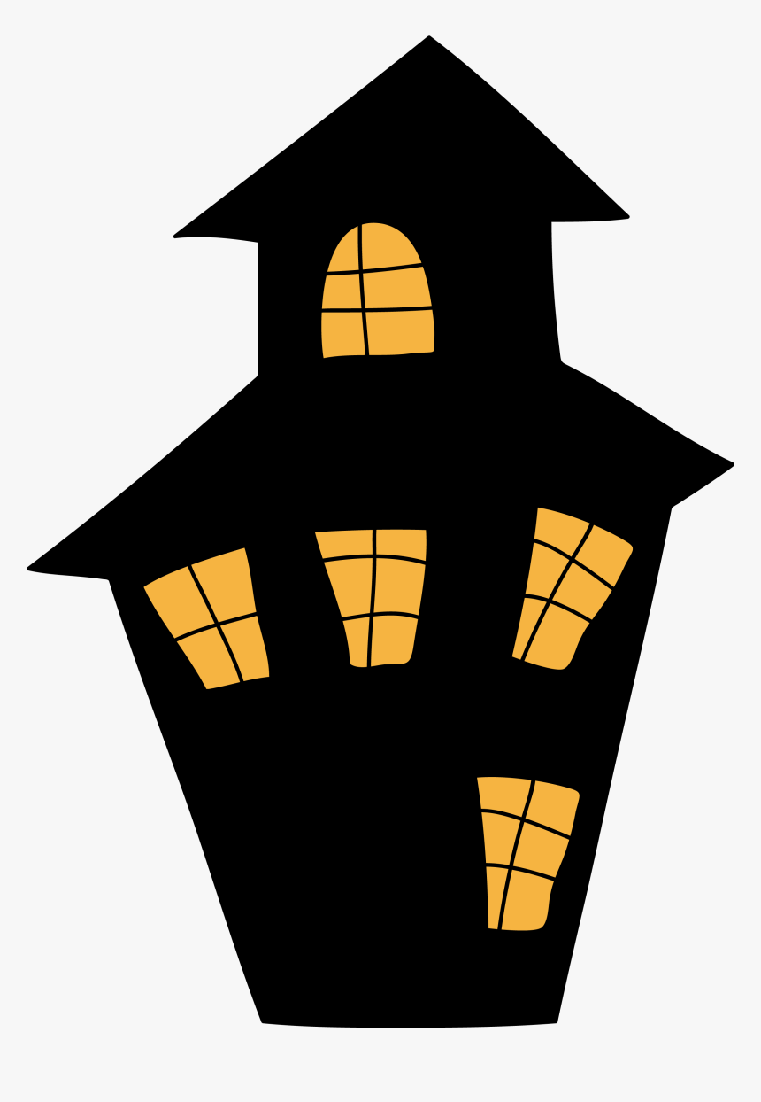 Halloween Silhouette Haunted House Png Photos - Halloween Haunted House Clip Art, Transparent Png, Free Download