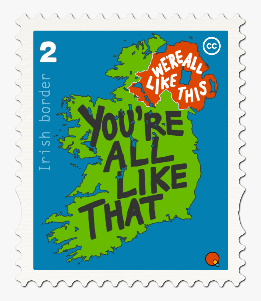 The Irish Border In A Postage Stamp - Sketch Pad, HD Png Download, Free Download