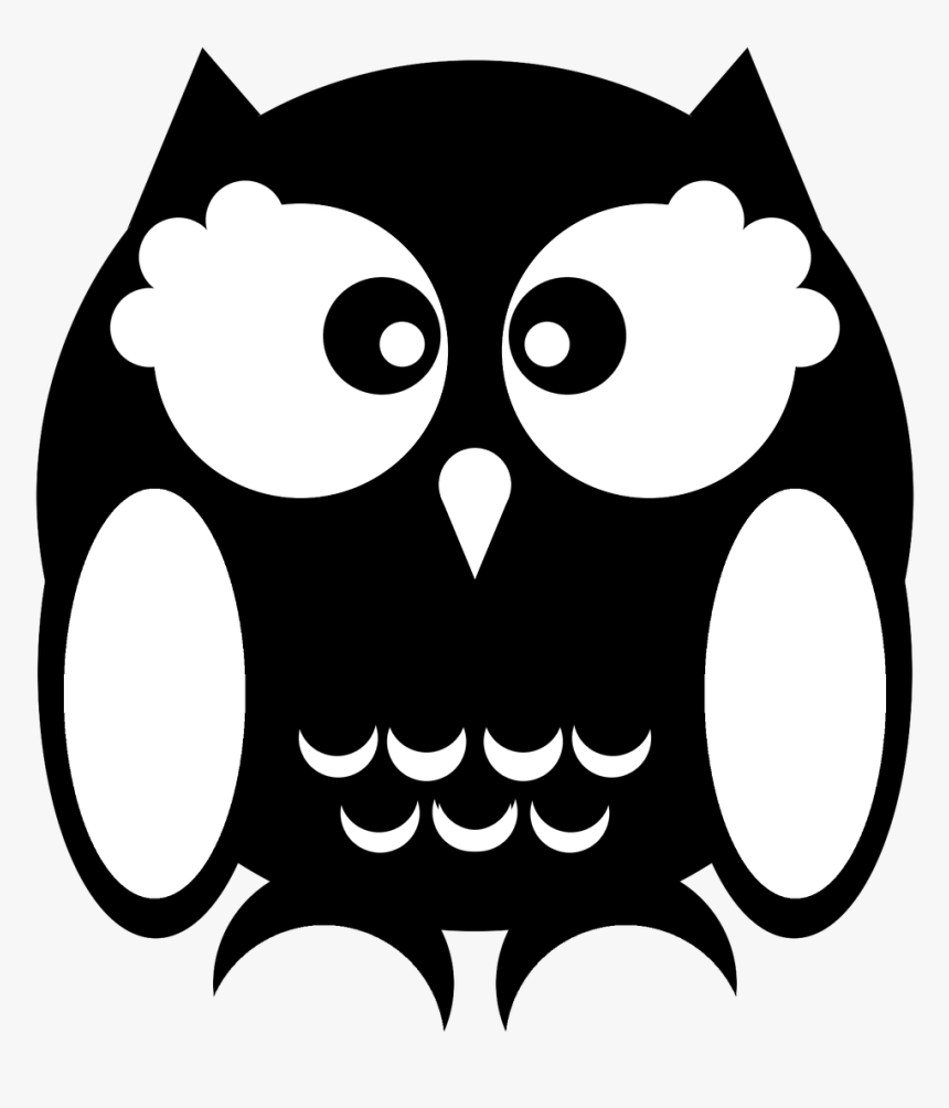 Transparent Owl Silhouette Clipart - Owl, HD Png Download - kindpng