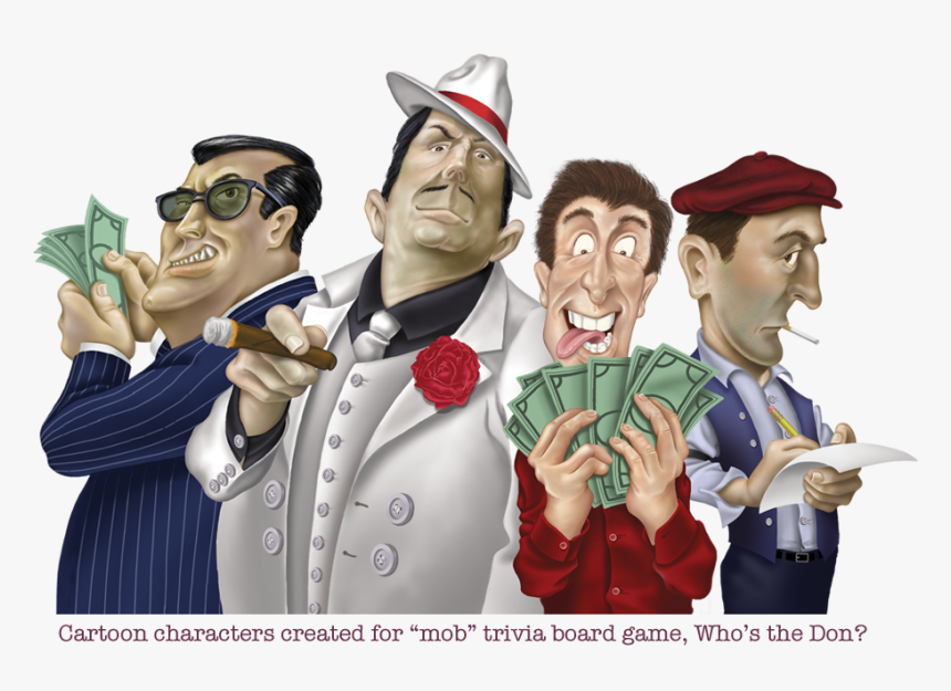 Clip Art Imvu Group Life Image - Mafia Gang Cartoon, HD Png Download, Free Download