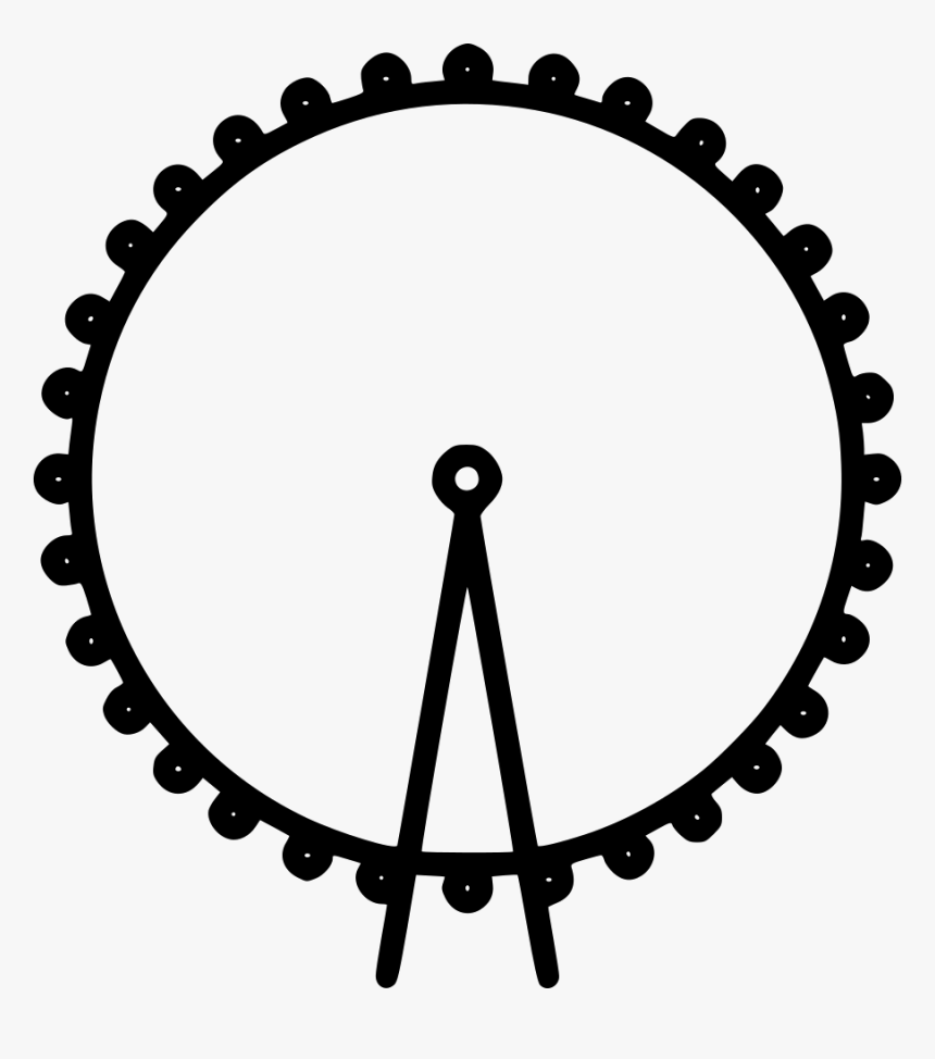 London Eye - London Eye Silhouette Png, Transparent Png, Free Download