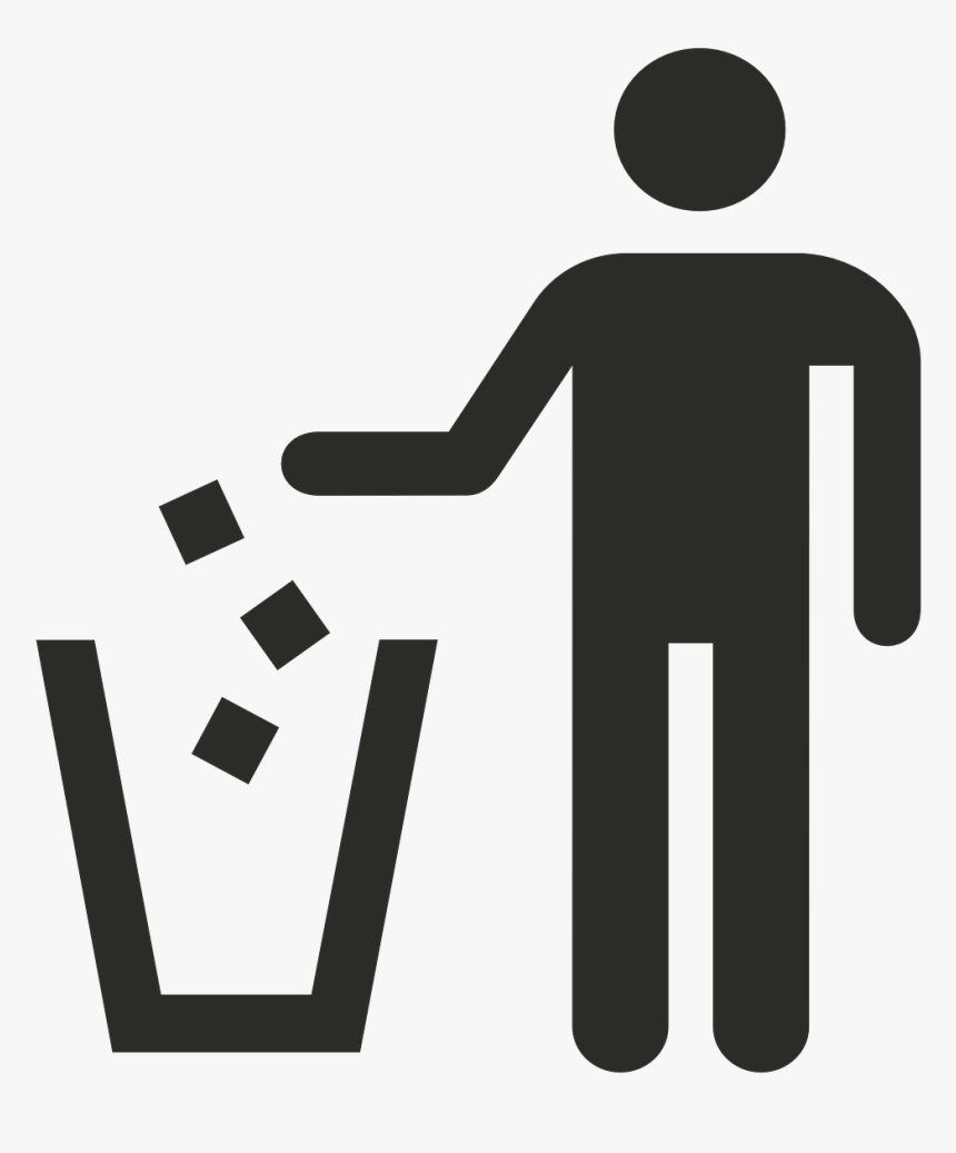 Throw Rubbish Png Put In Trash Icon Transparent Png Kindpng