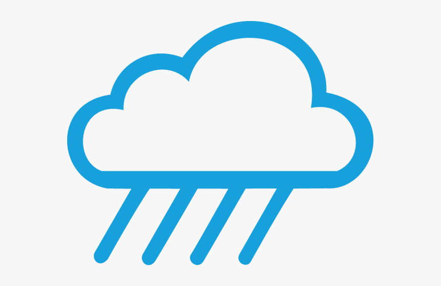 Free High Quality Cloud Rain Icon - Cloud With Rain Icon Png, Transparent Png, Free Download
