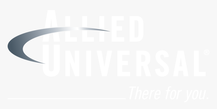 There For You - Allied Universal Black Logo, HD Png Download, Free Download