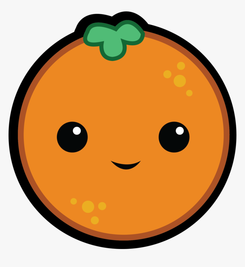 Cute Froot Orange By Fai Is Sexy On Clipart Library - Orange Clip Art Cute, HD Png Download, Free Download