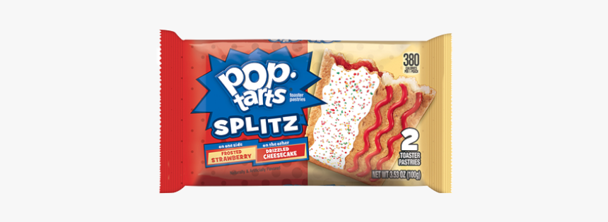 Pop Tarts Splitz Frosted Strawberry & Cheesecake, HD Png Download, Free Download