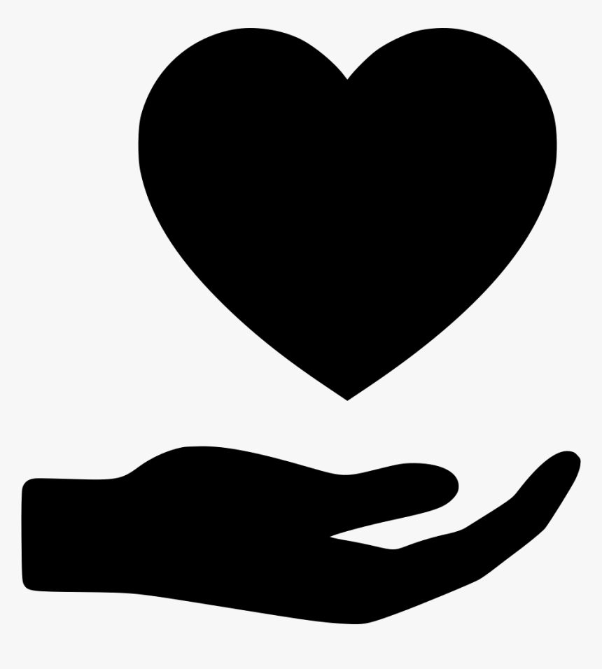 Hand And Heart Icon, HD Png Download, Free Download