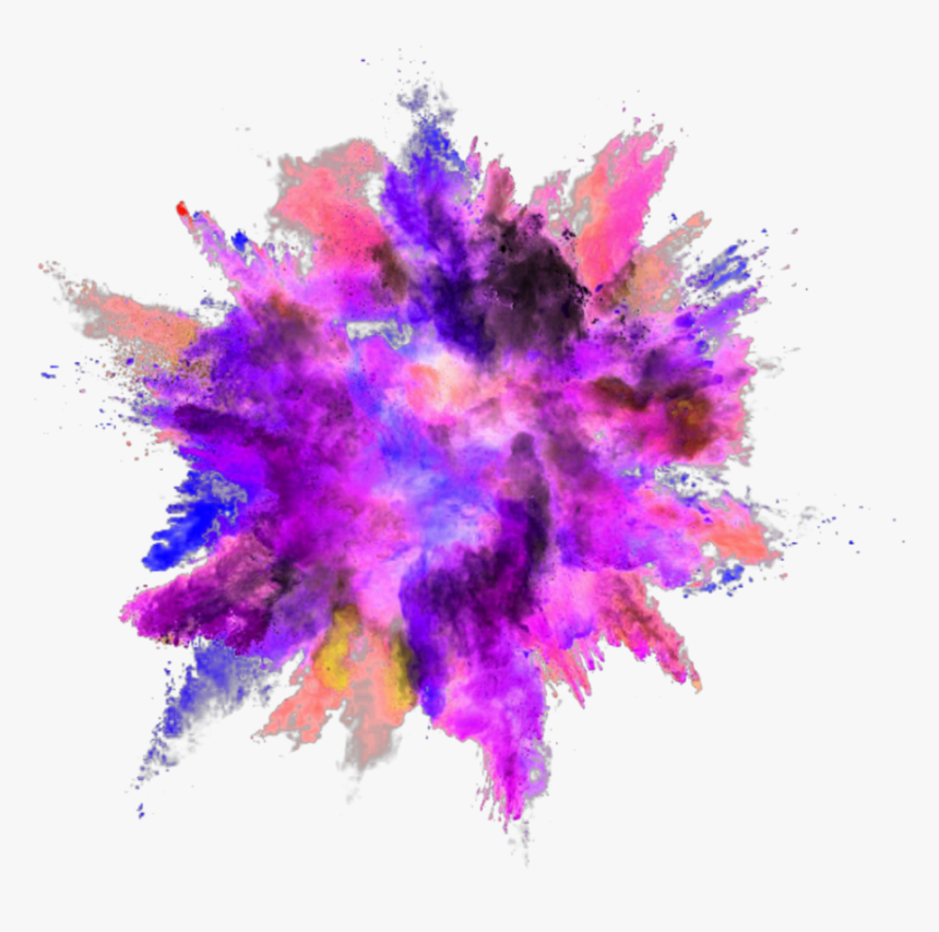 Explosion Color Powder Dust - Splash Effect For Picsart, HD Png Download, Free Download