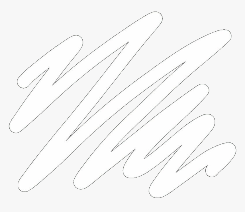 White Scribble Png, Transparent Png, Free Download