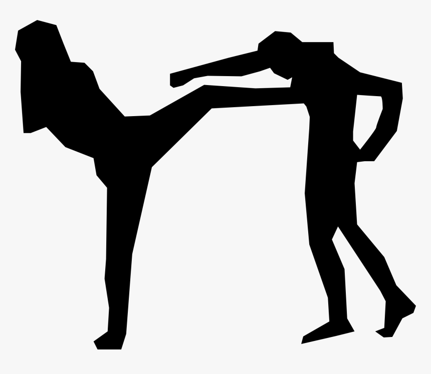 Muay Thai Silhouette, HD Png Download, Free Download