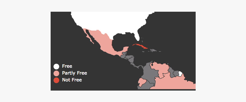 Cuba Aparece En Rojo En El "mapa De La Censura En Internet - Map, HD Png Download, Free Download