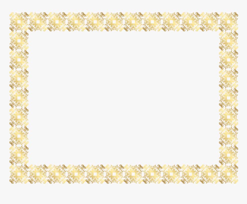 Gold Frame Border Png - Gold Frame Gold Border Png, Transparent Png, Free Download