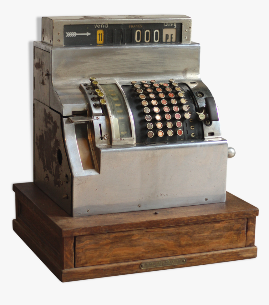 Cash Register The Nationalcashregister Co - Caisse Enregistreuse National Dayton Ohio, HD Png Download, Free Download