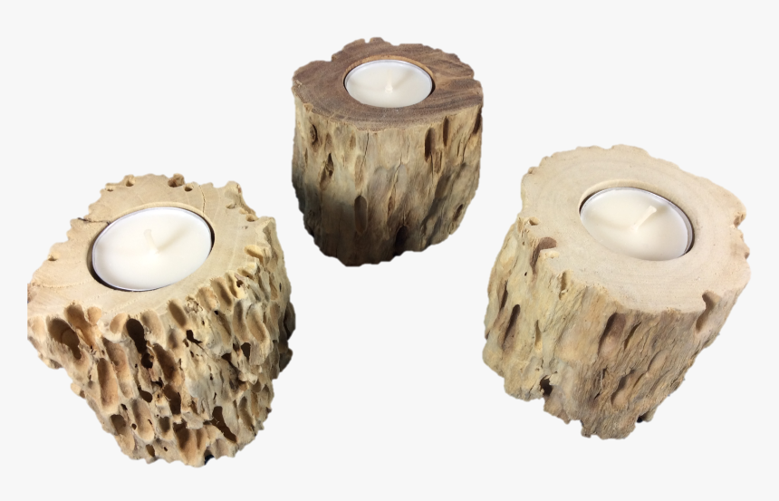 Driftwood Mangrove Wood Candle Holder, HD Png Download, Free Download