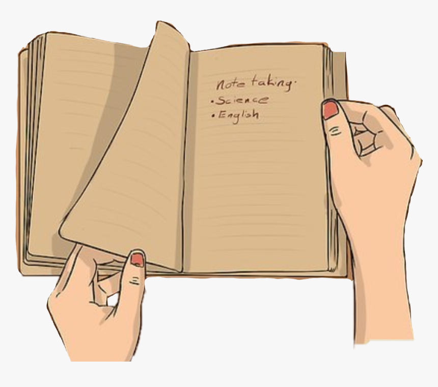 #diary #sketchbook #journal @haelilulu - Hand, HD Png Download, Free Download