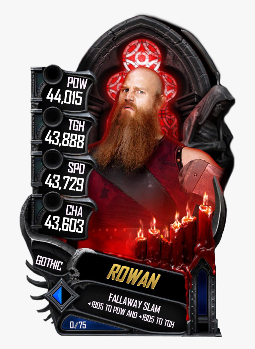 Rowan S5 22 Gothic , Png Download - Wwe Supercard Baron Corbin, Transparent Png, Free Download