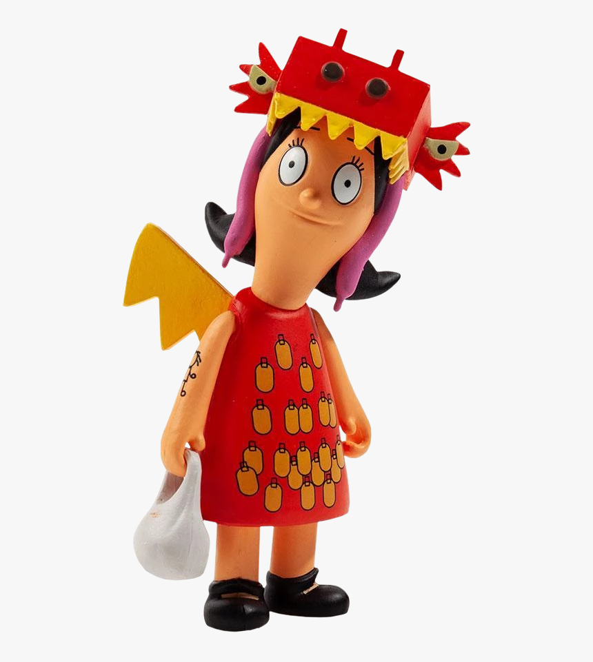 Louise Dragon With The Girl Tattoo 3” Vinyl Figure - Louise Bob's Burgers, HD Png Download, Free Download