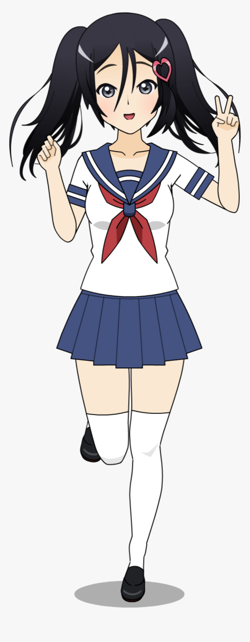 yandere #simulator #yanderesim #yanderesimulator #yanderesimulatorrivals - Yandere  Simulator, HD Png Download - kindpng