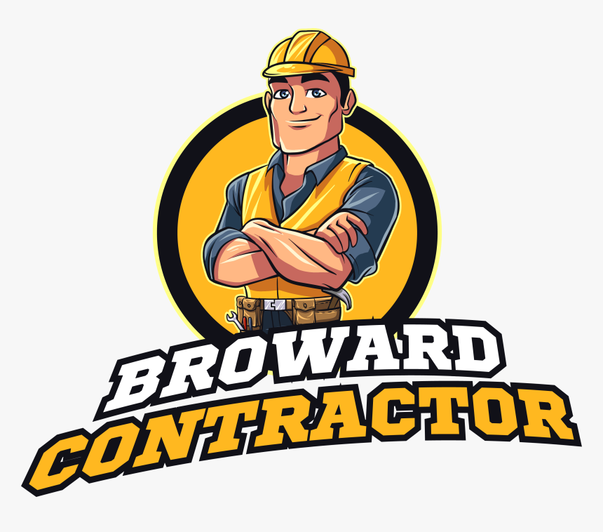 Broward Contractor	 Logo - Cartoon, HD Png Download, Free Download