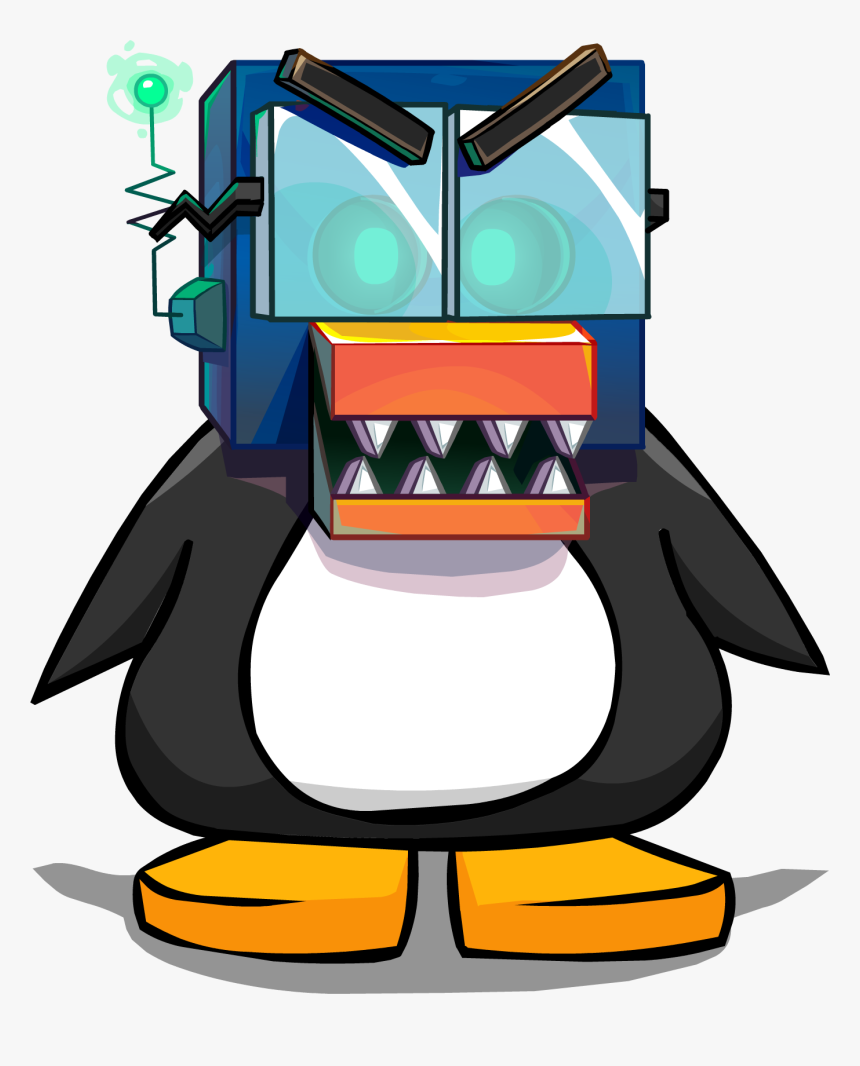 The Scary Gary On A Player Card - Penguin With A Horn, HD Png Download, Free Download