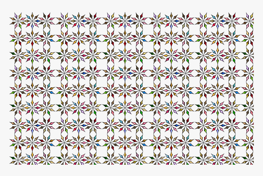 Seamless Chromatic Ornamental Divider Pattern Clip - Portable Network Graphics, HD Png Download, Free Download